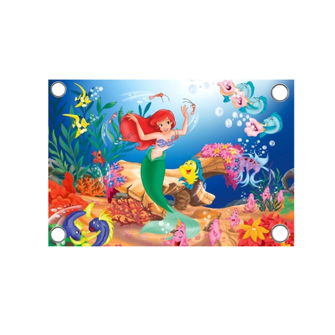 Lona de 200x150cm para Decoración de La Sirenita Ariel - comprar en línea
