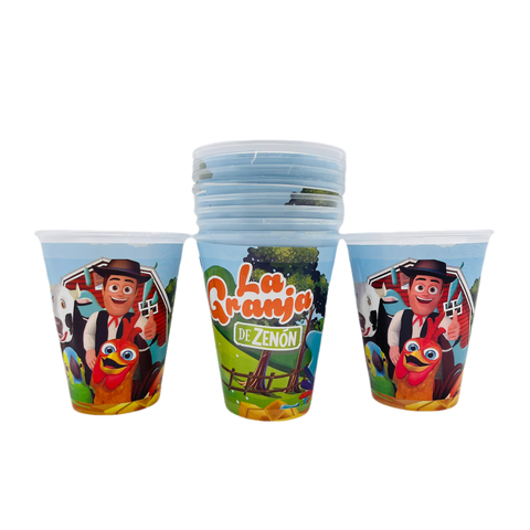 Vasos de Plástico de La Granja de Zeñon gallo vaca - comprar en línea