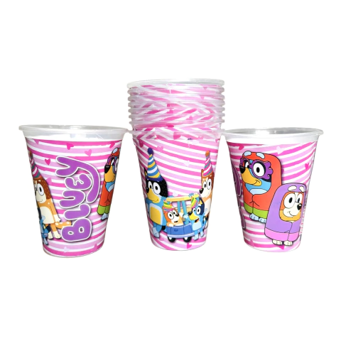 Vasos de Plástico de Bluey Niña - comprar en línea