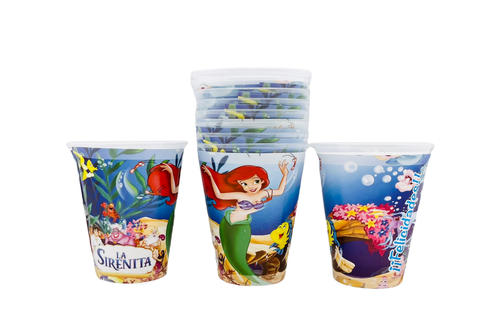 Vasos de Plástico de La Sirenita Ariel Princesa - comprar en línea