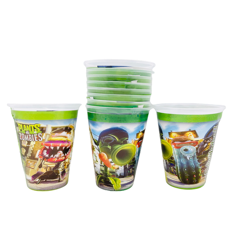 Vasos de Plástico de Plantas Vs Zombies - comprar en línea