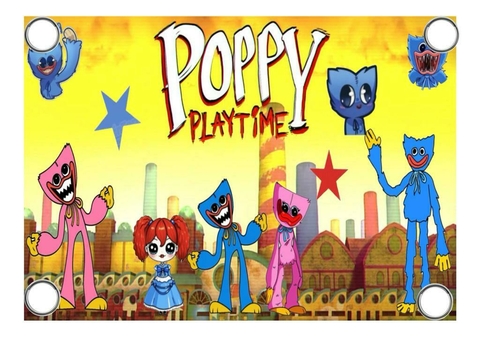 Lona de 200x150cm para Decoración de Huggy Wuggy Poppy Play - comprar en línea