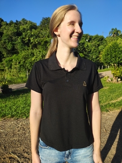 Polo Feminina Preta