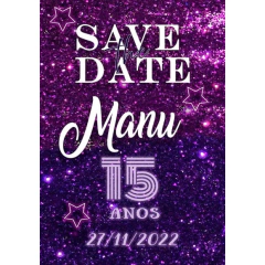 Convite Virtual - Save The Date Euphoria - comprar online