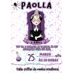 Convite Virtual - Wandinha 04 - comprar online