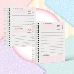 Agenda Escolar Datada 2026 - Stitch Rosa na internet