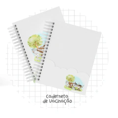 Caderneta de Vacina - Animais da Floresta - comprar online