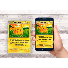 Convite Virtual - Pikachu 02