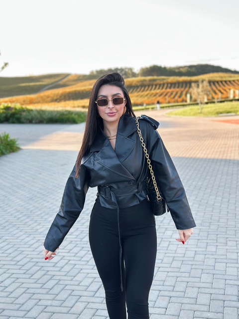 Jaqueta de Couro Maviê