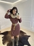 Vestido Francesca Marrom na internet