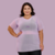 Camiseta de tule Plus Size - comprar online