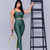Conjunto de Legging + Top Suplex Power Verde Militar