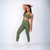 Conjunto Top Drapeado + Legging Verde Militar - comprar online
