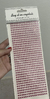 Adesivo Facial Strass - (Rosa pink