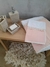 Set de toallon + toalla de mano rosa