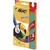 Kit Escolar BIC, Lápis de Cor 12 cores + 4 Lápis Preto Evolution + 2 Canetas Cristal Fashion + 1 Borracha + 1 Apontador, 970937 - PT 1 UN - comprar online