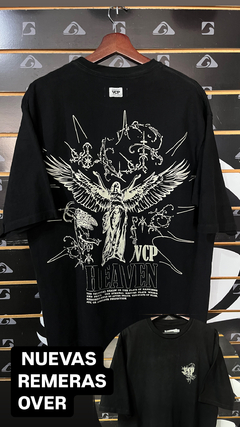Remera over Heaven negra - comprar online