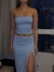 Saia Ivy baby blue - Onda Praiana