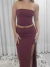 Tube Top Vinho escuro