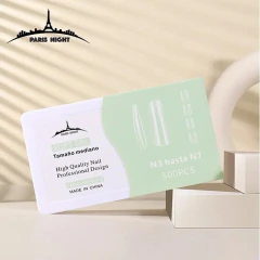 TIPS SOFT GEL COFFIN MEDIANO PARIS NIGHT - 500PCS