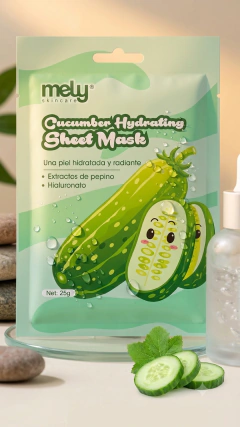 Mascarilla Facial de Pepino e Hialuronato – Mely Skincare (25g)