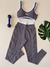 CONJUNTO DE TOP E LEGGING HOSANA CINZA - comprar online