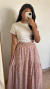 Saia Eduarda Estampada - Rosa na internet