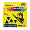Big Giz De Cera Triangular C/ 12 ACRILEX