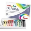 Giz de Cera, Pastel Oleoso Com 12 Cores, PHN-12 - Pentel CX 1 UN