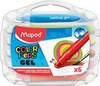GIZ DE CERA COLOR PEPS GEL C/6 CORES