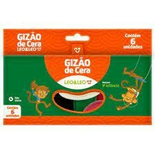 Gizão de Cera 6 Cores Leo e Leo