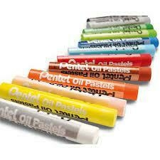 Giz de Cera, Pastel Oleoso Com 12 Cores, PHN-12 - Pentel CX 1 UN - comprar online