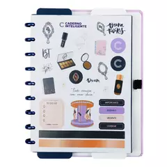 Caderno Inteligente Médio 80fls Bruna Tavares Dream Azul - loja online