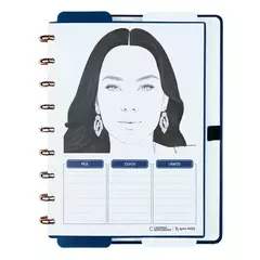 Caderno Inteligente 80 Folhas A5 By Bruna Tavares House - Papelaria Contador