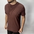 T-SHIRT TEXTURIZADA CHOCOLATE na internet