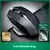 Mouse sem fio recarregável para computador, suporte mudo para pc, laptop, table
