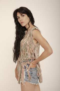 Top Corto Macrame - Mercedes del Campo