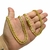 Corrente 7mm Grumet Banhado A Ouro 18k