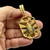 Pingente Nossa Senhora vazado Cravejado (M) Banhado A Ouro 18k - comprar online
