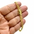 Pulseira 5mm Grumet Fecho Marcação 750 Banhado a Ouro 18k na internet