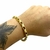 Pulseira 6mm Tijolinho Banhado a Ouro 18k
