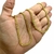Corrente 3mm Grumet Banhado A Ouro 18k
