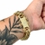 Pulseira 14mm Grumet Fecho Marcação 750 Banhado a Ouro 18k - comprar online