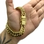 Pulseira 14mm Grumet Fecho Marcação 750 Banhado a Ouro 18k - loja online