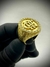 Anel CRF Flamengo Cravejado - Banhado A Ouro 18k - comprar online