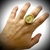 Imagem do Anel Oval Nossa Senhora Cravejado Banhado A Ouro 18k