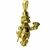 Pingente Tio Patinhas Luxo (G) Banhado A Ouro 18k
