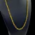 Corrente 6mm Cadeado Banhado A Ouro 18k na internet