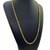 Corrente 6mm Cadeado Banhado A Ouro 18k - Destake Atacado