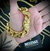 Pulseira Cravejada 16mm Friso S Banhado a Ouro 18k - Destake Atacado